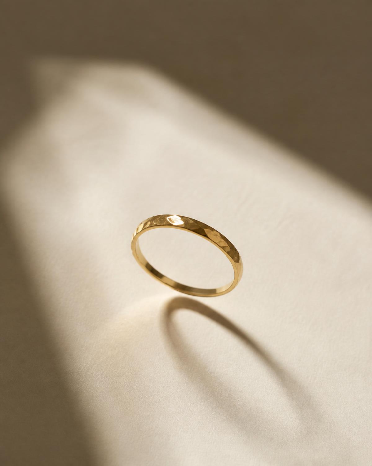 Anillo Luz — Oro de 14k laminado